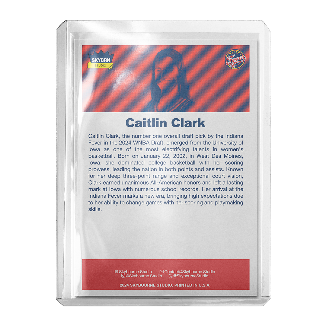 Caitlin Clark - 1986 Retro Facsimile Card