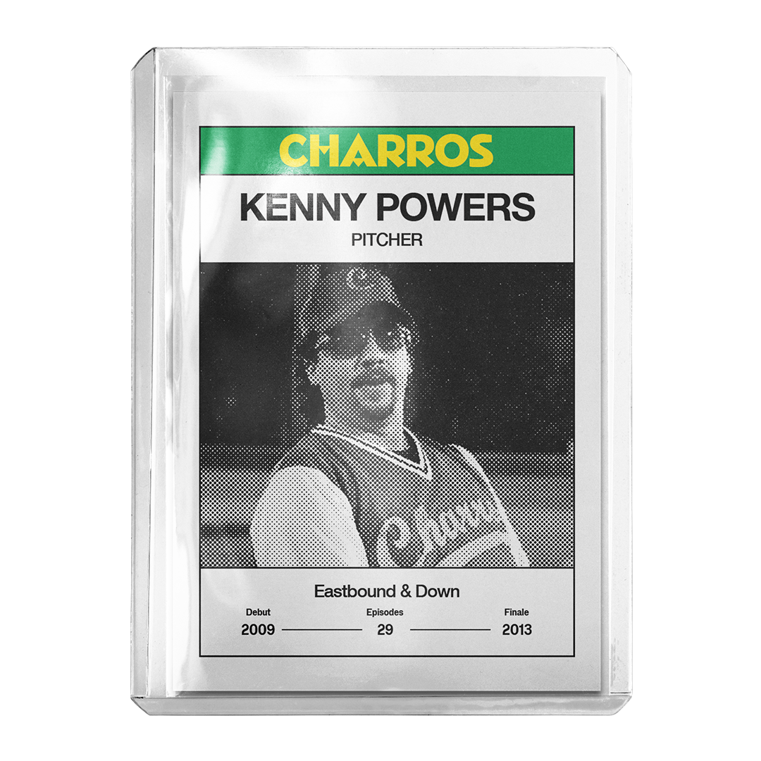 Kenny Powers - Charros Baseball Card