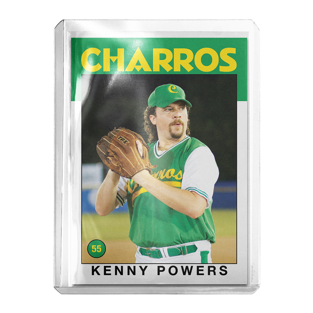 Kenny Powers - Charros Baseball Card