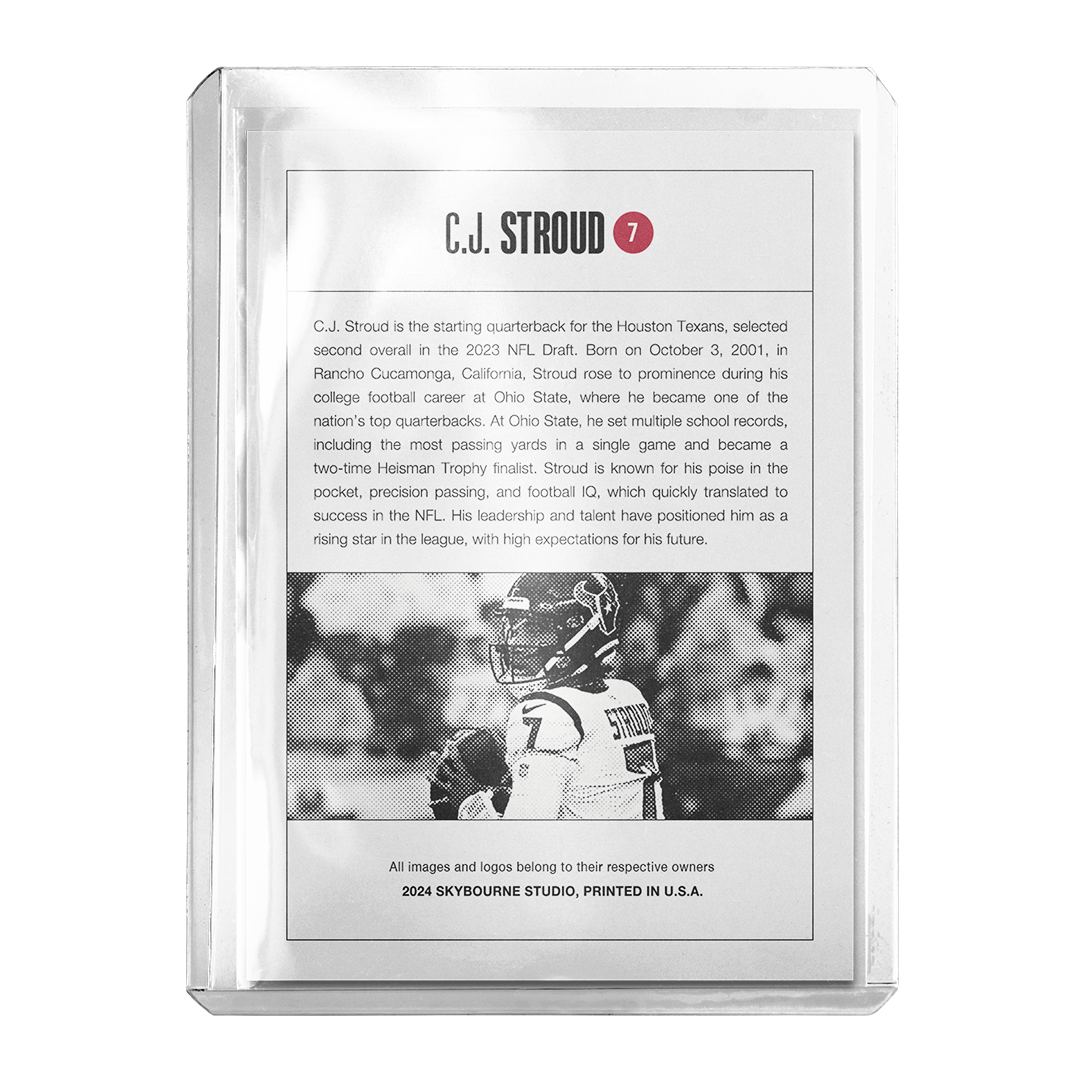 C.J. Stroud - Pen and Pixel Retro Card