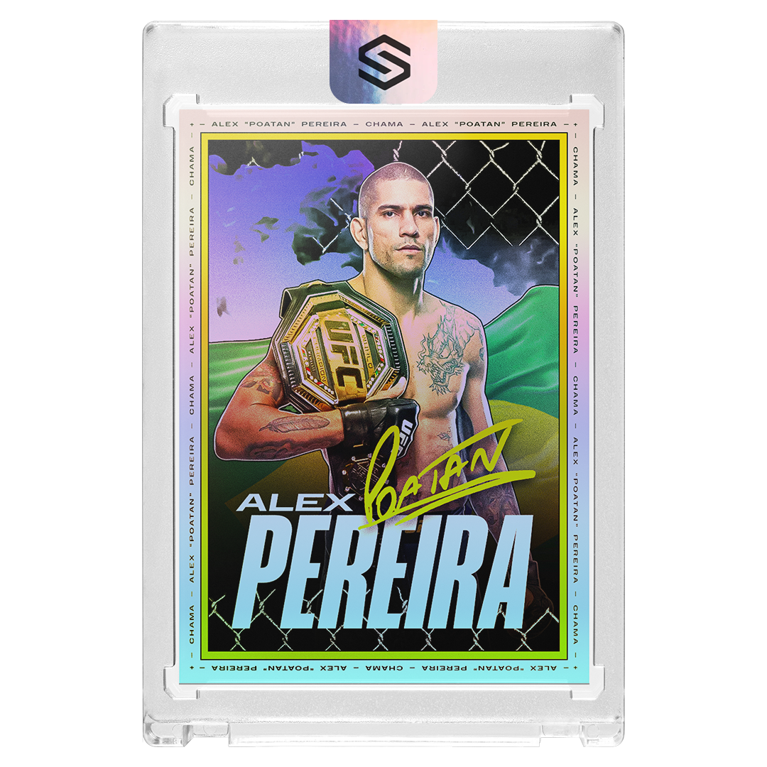 Alex Pereira - Poatan Holographic Card