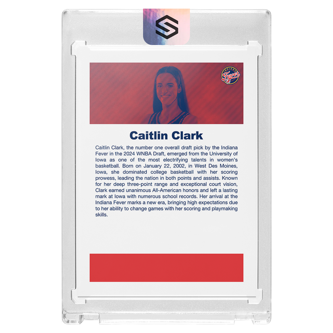 Caitlin Clark - 1986 Retro Facsimile Holographic Card